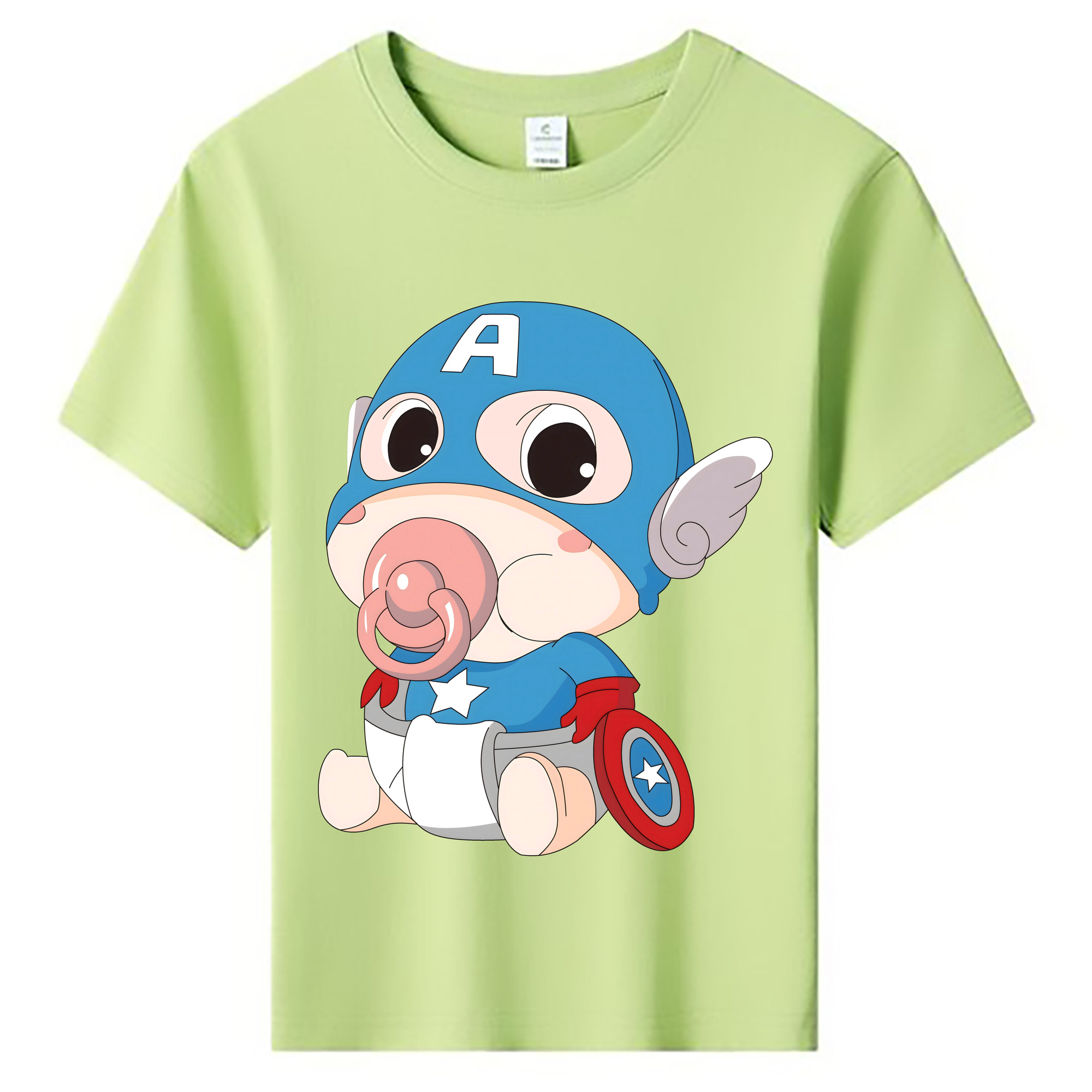 （画像用） アベンジャーズ The Avengers 綿100％キッズTシャツ（フロントプリント）